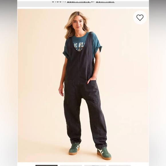 Free People Pants - Free people High Roller Overall Denim Jumpsuit